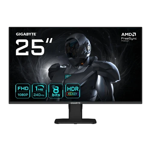 Монітор 24.5" Gigabyte GS25F2A, Black - Фото 1 Монітор 24.5" Gigabyte GS25F2A, Black - зображення 1