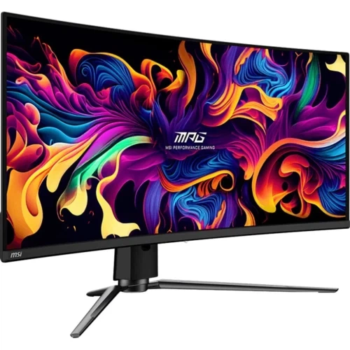 Монитор изогнутый 34.18" MSI MPG 341CQPX QD-OLED, Black/Silver - Фото 2 Монитор изогнутый 34.18" MSI MPG 341CQPX QD-OLED, Black/Silver - изображение 2