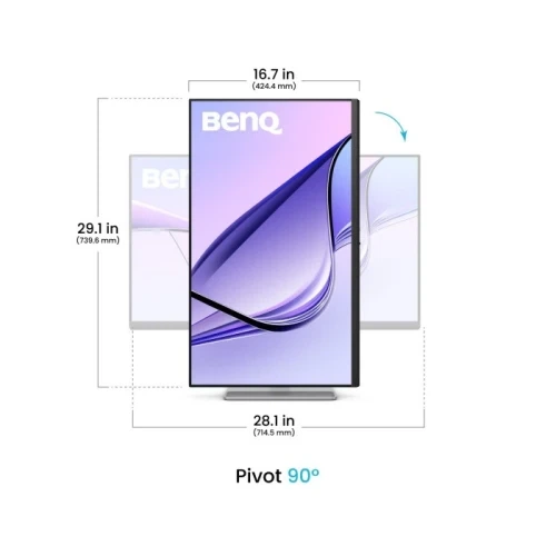 Монітор 31.5" BenQ MA320UP, Silver (9H.LP9LB.QBE) - зображення 4
