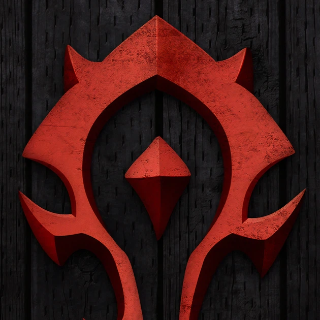 Интерьерная картина Варкрафт, лого Орды, Warcraft, Horde, 42×30 см (id1063) - изображение 3