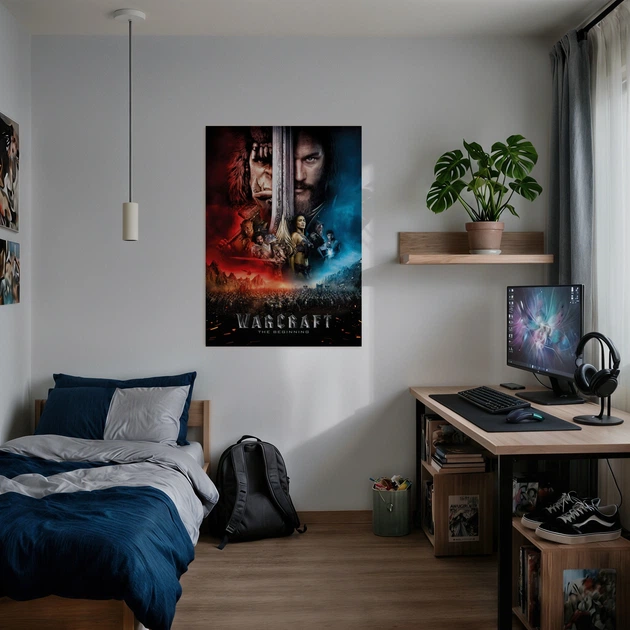 Постер Варкрафт: Начало, Warcraft: The Beginning (2016), A3 42×30 см (id1065) - изображение 2