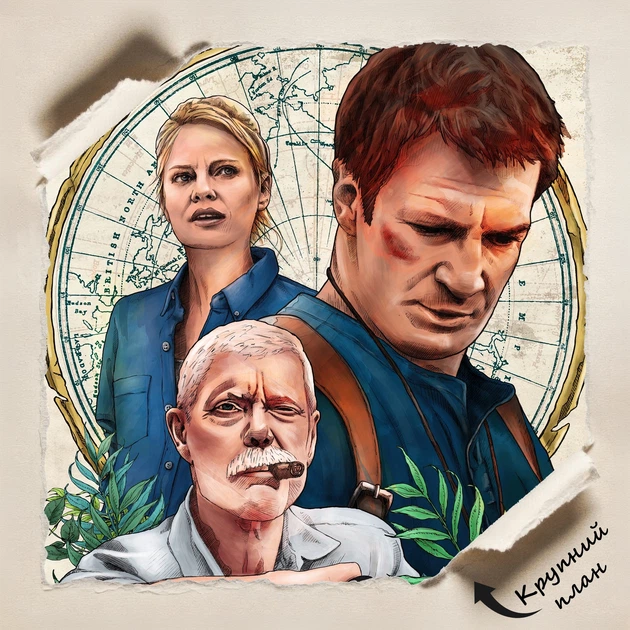 Постер Анчартед, Uncharted, декор комнаты геймера, A3 40×30 см (id2886) - изображение 4