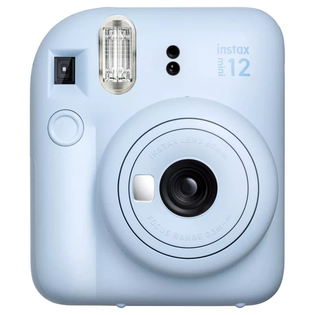 Бокс №1 Фотокамера Fujifilm Instax Mini 12 Pastel Blue + фотобумага 2х20 (16806092_set) - изображение 2