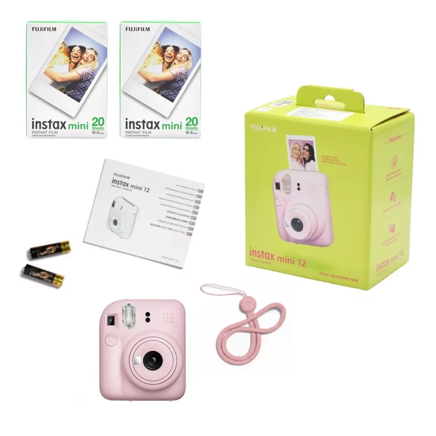 Бокс №2 Фотокамера Fujifilm Instax Mini 12 Blossom Pink + фотобумага 2х20 (16806107_set) - изображение 6