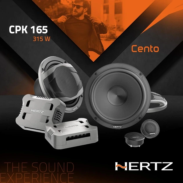 Автомобільні динаміки Hertz CPK 165 PRO / 165 мм / Компонентна / 105 Вт RMS / 45-22500 Гц / Чорні Б/В k1 - зображення 8