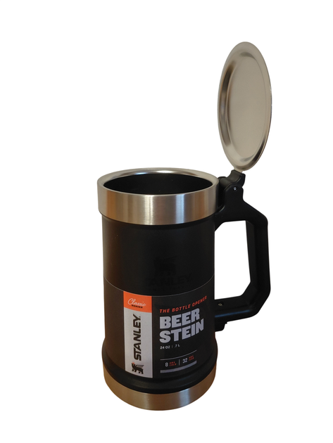 Термокухоль Stanley Classic Beer Stein 710 мл з відкривачем чорний - зображення 4
