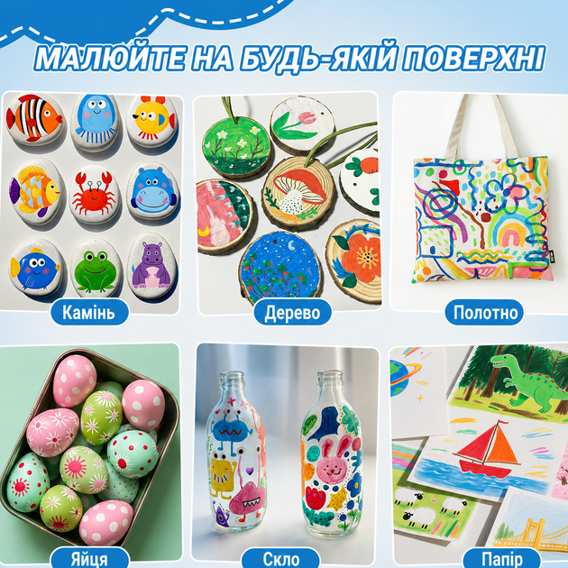 Маркер-кисть GuangNa Acrylic GN.8101 (240 шт, кейс-сумка) | Акриловые маркеры для рисования, творчества и декора (ab240b) - Фото 5 Маркер-кисть GuangNa Acrylic GN.8101 (240 шт, кейс-сумка) | Акриловые маркеры для рисования, творчества и декора (ab240b) - изображение 5