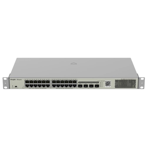 Коммутатор управляемый Ruijie RG-NBS3100-24GT4SFP-P-V2 24-портовый гигабитный L2 свитч с PoE и 4 SFP портами (RG-NBS3100-24GT4SFP-P-V2) - Фото 1 Коммутатор управляемый Ruijie RG-NBS3100-24GT4SFP-P-V2 24-портовый гигабитный L2 свитч с PoE и 4 SFP портами (RG-NBS3100-24GT4SFP-P-V2) - изображение 1