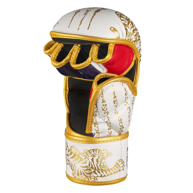 Рукавички для ММА Phantom Muay Thai розмір L/XL, біло-золотисті - изображение 3