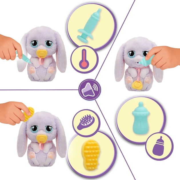 Interaktywna zabawka Baby Paws Just Born Bunny 264-923492 (8421134923492) - obraz 5
