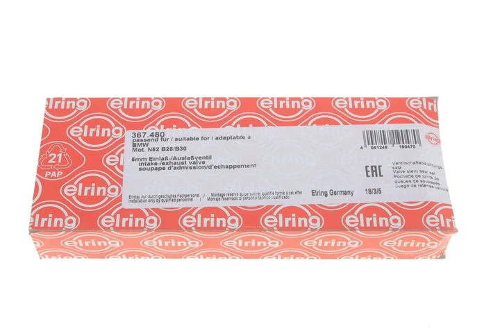 Сальники клапанів ELRING 367480 BMW 5 Series, 3 Series, 1 Series, 7 Series, 6 Series 11340032582 - зображення 4