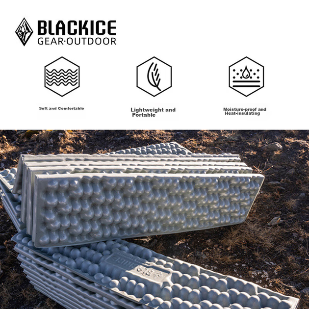 Коврик туристический BLACKICE Z6106 черный влагозащитный - Фото 4 Коврик туристический BLACKICE Z6106 черный влагозащитный - изображение 4