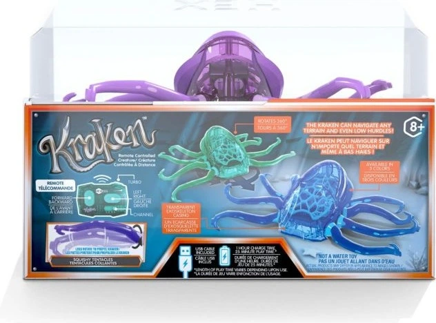Інтерактивна іграшка Hexbug Hex RC Kraken 20153066 Purple (681147077249) - зображення 3
