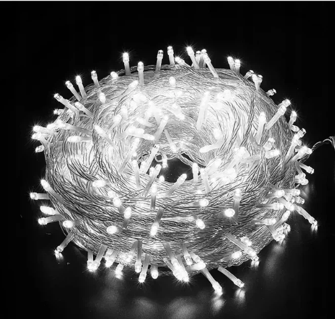 Светодиодная световая завеса 300 LED светодиодных бурулик для улицы холодно-белого а 1.5 Generic (LKS-300-ZB) - Фото 2 Светодиодная световая завеса 300 LED светодиодных бурулик для улицы холодно-белого а 1.5 Generic (LKS-300-ZB) - изображение 2
