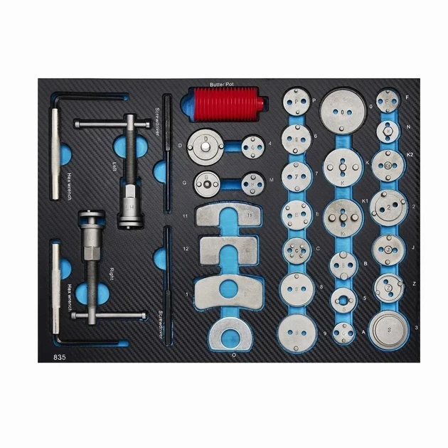 Тележка с инструментами 309 шт Kraft&Dele KD1069 5,5х125 мм - изображение 4