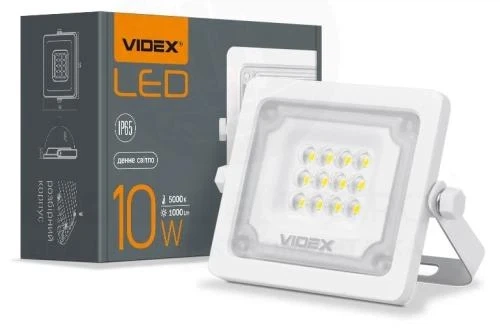 Прожектор LED, Videx F2e, White, 10 Вт, 1000 Лм (VL-F2e-105W) - Фото 3 Прожектор LED, Videx F2e, White, 10 Вт, 1000 Лм (VL-F2e-105W) - зображення 3