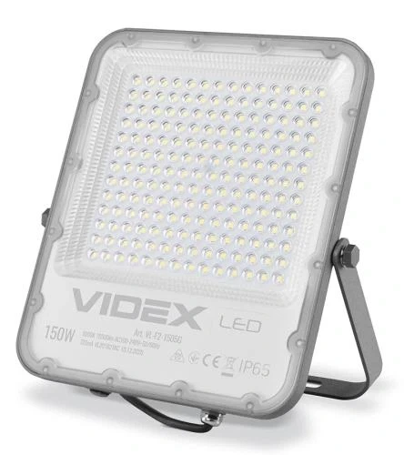 Прожектор LED, Videx Premium F2, Grey, 150 Вт, 19 500 Лм (VL-F2-1505G) - зображення 3