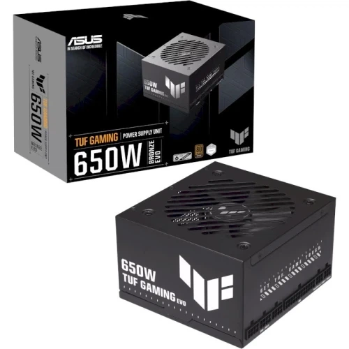 Блок живлення 650 Вт, Asus TUF Gaming EVO, Black (TUF-GAMING-650B-EVO) - Фото 6 Блок живлення 650 Вт, Asus TUF Gaming EVO, Black (TUF-GAMING-650B-EVO) - зображення 6