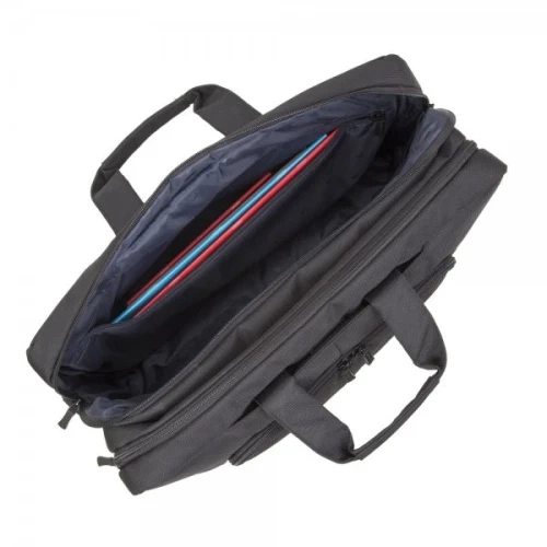 Сумка для ноутбука 17.3" RivaCase Tegel, Black (8455) - Фото 4 Сумка для ноутбука 17.3" RivaCase Tegel, Black (8455) - изображение 4