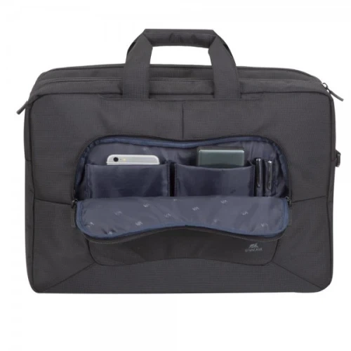 Сумка для ноутбука 17.3" RivaCase Tegel, Black (8455) - Фото 6 Сумка для ноутбука 17.3" RivaCase Tegel, Black (8455) - изображение 6