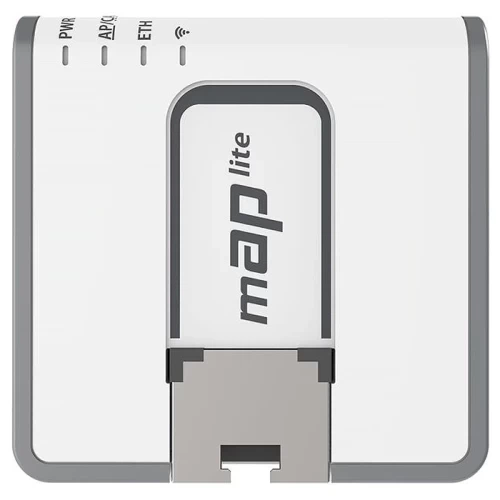 Точка доступу MikroTik mAP lite (RBMAPL-2ND) - Фото 1 Точка доступу MikroTik mAP lite (RBMAPL-2ND) - зображення 1