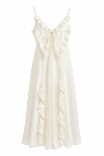 Сукня бохо DR026 2605346532110 L/XL Молочний - Фото 10 Сукня бохо DR026 2605346532110 L/XL Молочний - изображение 10
