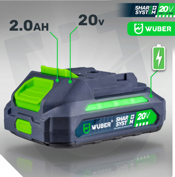 Аккумуляторная коса на колесах с 2 аккумуляторами 20V 2x2Ah - Фото 12 Аккумуляторная коса на колесах с 2 аккумуляторами 20V 2x2Ah - изображение 12