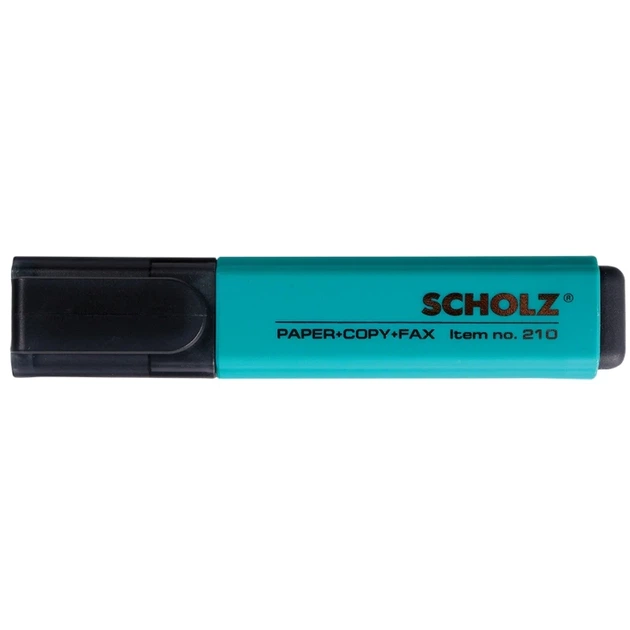 Маркер текстовий SCHOLZ 210-04SCH Бірюзовий shop (8591662021066) - Фото 1 Маркер текстовий SCHOLZ 210-04SCH Бірюзовий shop (8591662021066) - изображение 1