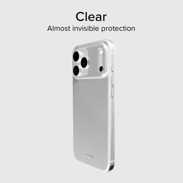 Чохол SBS Skinny Cover для Apple iPhone 17 Pro Max Transparent (TESKINIP1769T) - зображення 2