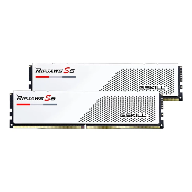 Модуль пам'яті G.Skill Ripjaws S5 White DDR5-5600 64GB (2x32GB) - Фото 2 Модуль пам'яті G.Skill Ripjaws S5 White DDR5-5600 64GB (2x32GB) - зображення 2