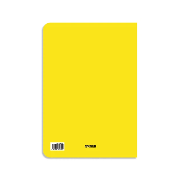 Блокнот ORNER Happy А5 144 аркуші у клітинку Жовтий - Фото 13 Блокнот ORNER Happy А5 144 аркуші у клітинку Жовтий - зображення 13