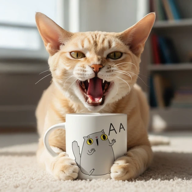 Чашка «Кот ААА» - Фото 14 Чашка «Кот ААА» - изображение 14