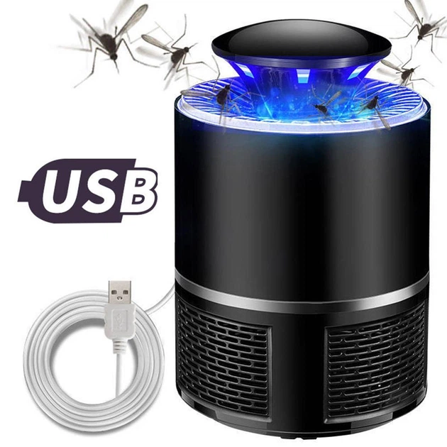 Ловушка лампа от мух комаров Mosquito Killer Lamp уничтожитель насекомых USB - Фото 2 Ловушка лампа от мух комаров Mosquito Killer Lamp уничтожитель насекомых USB - изображение 2