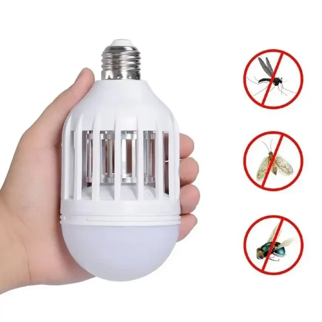 Лампочка отпугиватель от комаров ZappLight AND LY-577, Светодиодная лампа уничтожитель насекомых - Фото 2 Лампочка отпугиватель от комаров ZappLight AND LY-577, Светодиодная лампа уничтожитель насекомых - изображение 2