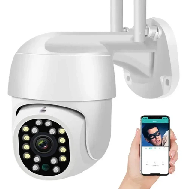 WiFi камера видеонаблюдения 5Мп HX A 1536C / Вайфай камера с датчиком движения / Уличная камера WiFi - изображение 5