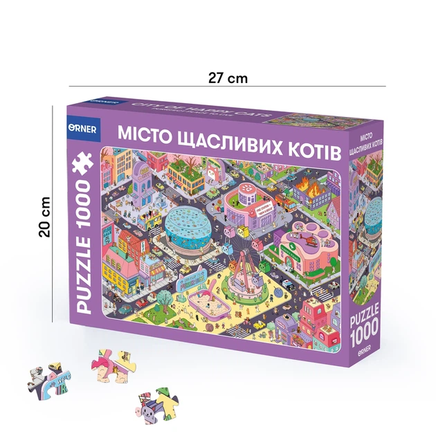 Пазл «Город счастливых котов» 1000 элементов - изображение 11