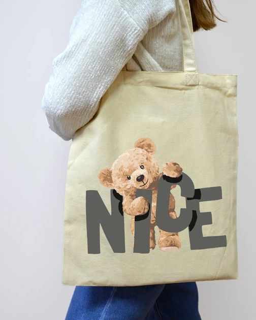 Екошопер Bookopt Nice Teddy Bear бежевий (BK4054) - изображение 2