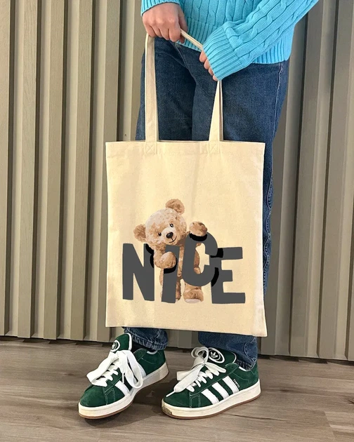 Екошопер Bookopt Nice Teddy Bear бежевий (BK4054) - изображение 4