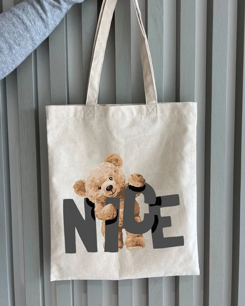 Екошопер Bookopt Nice Teddy Bear бежевий (BK4054) - изображение 6