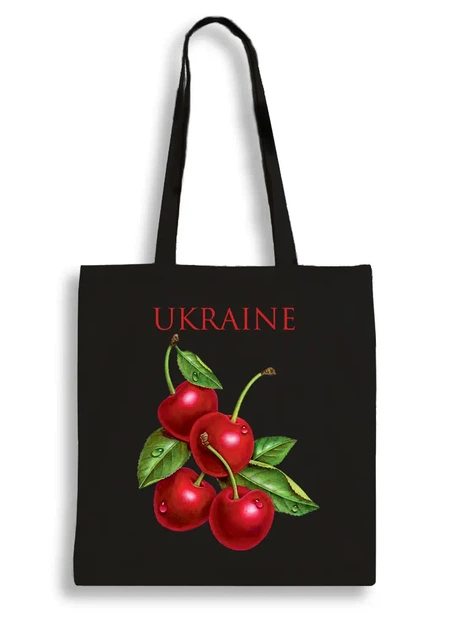Екошопер BookOpt ВК4078 Ukraine Вишенька, Чорний - изображение 3