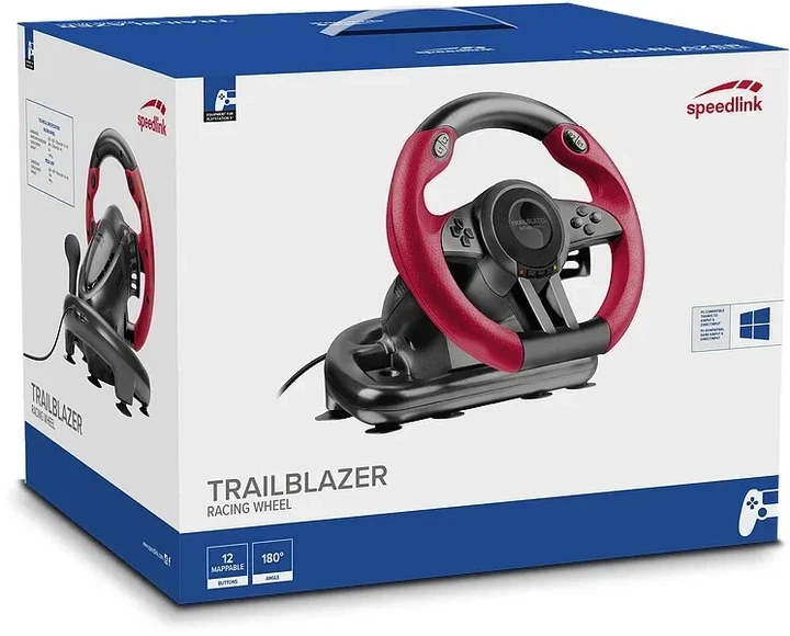 Кермо SpeedLink Trailblazer Racing Wheel for PS4/Xbox One/PS3/PC (SL-450500-BK) Black UA - зображення 5