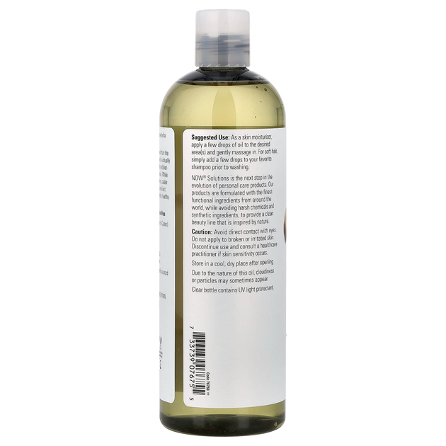 Касторовое масло NOW Foods, Solutions "Castor Oil" чистое рициновое масло холодного отжима для кожи и волос (473 мл / 16 жидк. унций) - изображение 3
