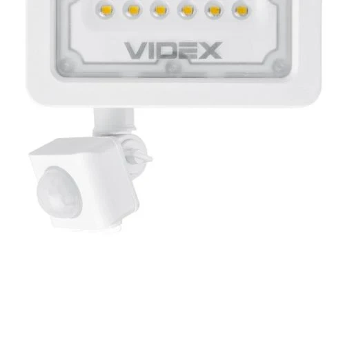 Прожектор LED, Videx, White, 10 Вт, 1000 Лм, з датчиком руху та освітленості (VL-F2e105W-S) - Фото 3 Прожектор LED, Videx, White, 10 Вт, 1000 Лм, з датчиком руху та освітленості (VL-F2e105W-S) - зображення 3