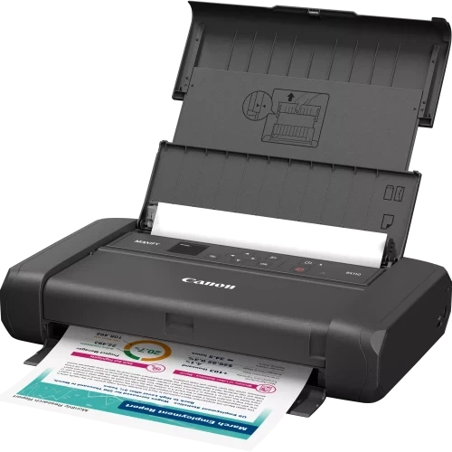 Принтер струменевий кольоровий A4 Canon MAXIFY BX110, Black, акумулятор (7069C027) - зображення 5