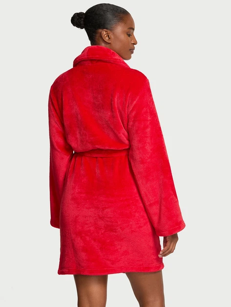Плюшевый халат Red Victoria's Secret M/L Красный (27203675) - изображение 2