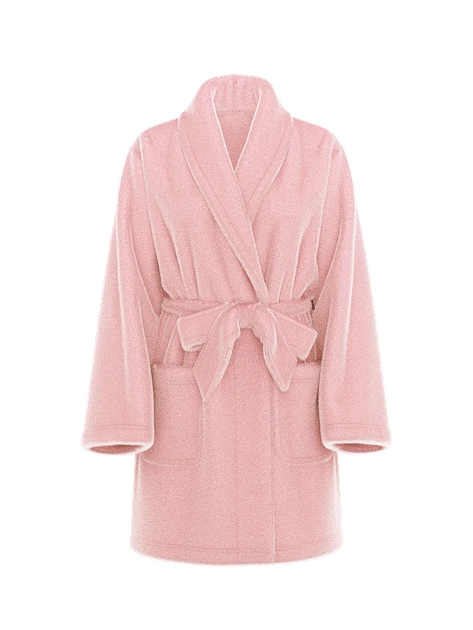 Плюшевий халат Pretty Blossom Victoria's Secret Рожевий M/L (27056069) - зображення 3