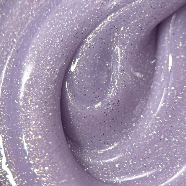 Гель для наращивания LUNAmoon Shimmer gel 06 лиловый с шимером, 15 мл - изображение 2