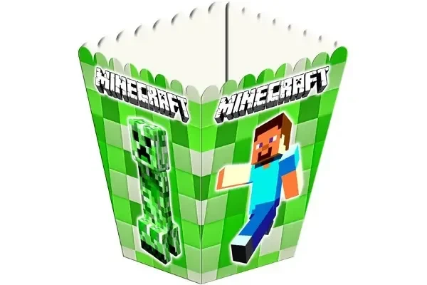Коробочки для солодощів та попкорну «Майнкрафт» (Minecraft), 5 шт./уп. - Фото 2 Коробочки для солодощів та попкорну «Майнкрафт» (Minecraft), 5 шт./уп. - зображення 2
