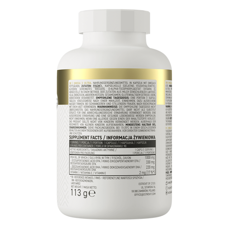 Харчова добавка OstroVit Omega 3 Ultra 90 капсул (5902232619041) - зображення 2