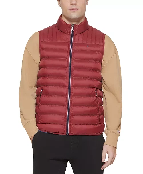 Чоловічий жилет Tommy Hilfiger Нейлон Luxury Quilt Old Money Premium Look M бордова - Фото 1 Чоловічий жилет Tommy Hilfiger Нейлон Luxury Quilt Old Money Premium Look M бордова - зображення 1